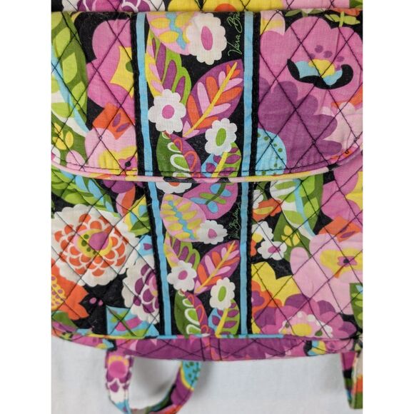 Vera Bradley Outlet Ultralight Essential Midday Garden Quilted Backpack - Picture 2 of 9